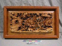 藏品(木雕—富貴白頭)的圖片